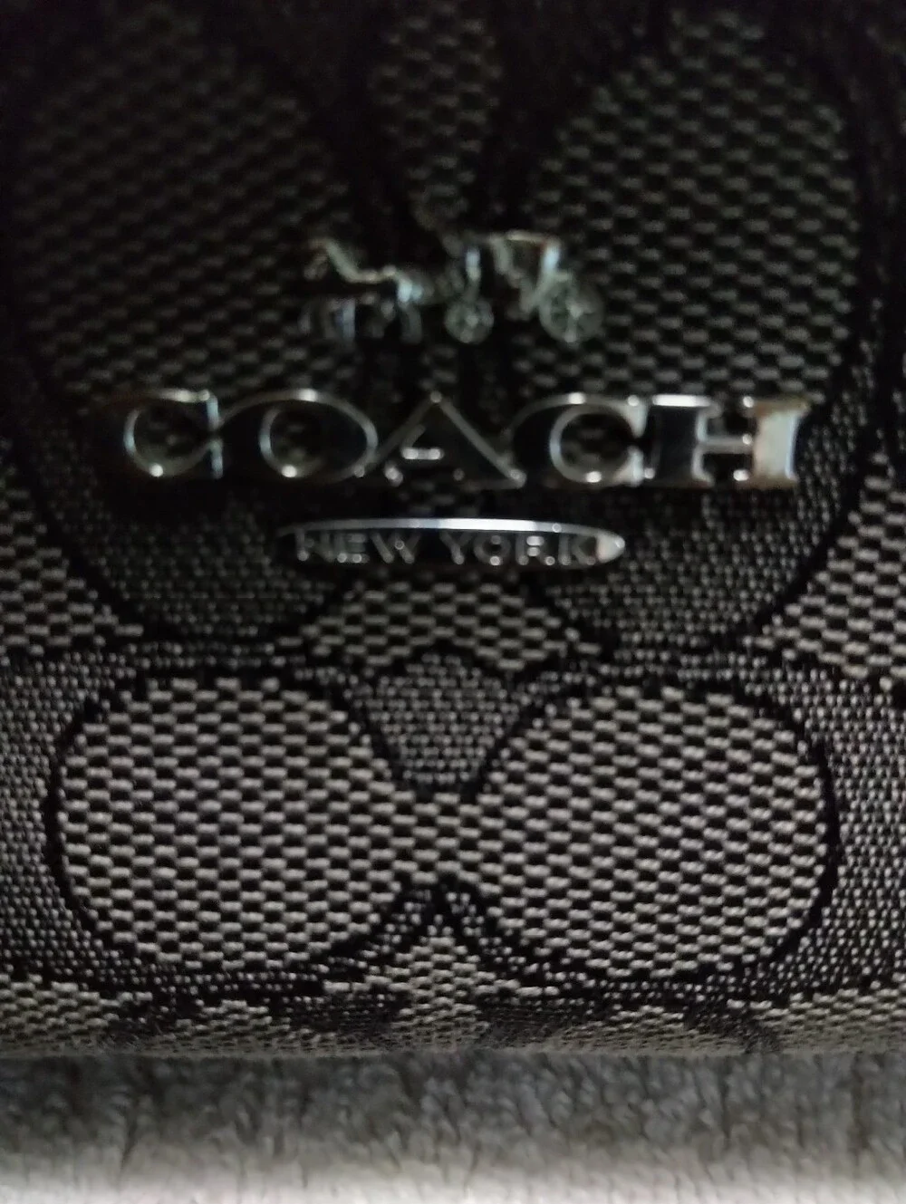 Authenric Coach Signature Canvas & Leather Dufflette Crossbody Bag - 25697
